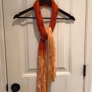 Orange scarf